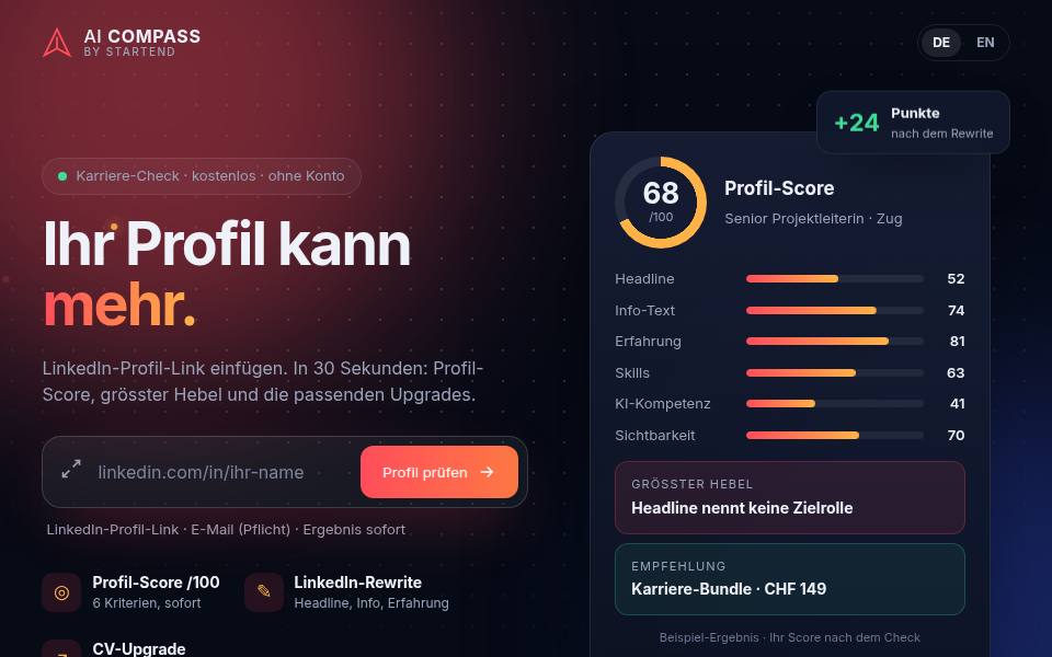 Current screenshot of AI Kompetenz captured 2026-10-19